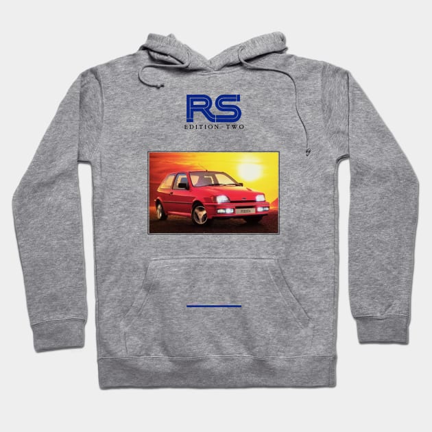 FORD FIESTA XR2 - brochure Hoodie by Throwback Motors